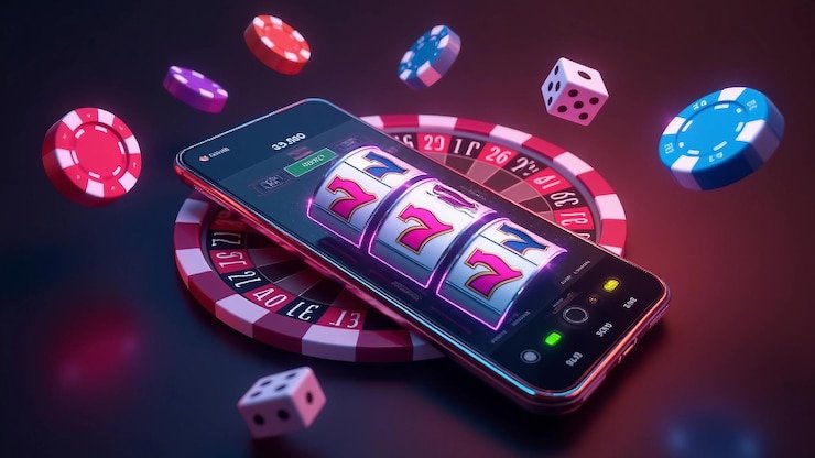 Layar permainan Tembak Ikan cap togel dengan ikan-ikan bergerak dan meriam di bawah